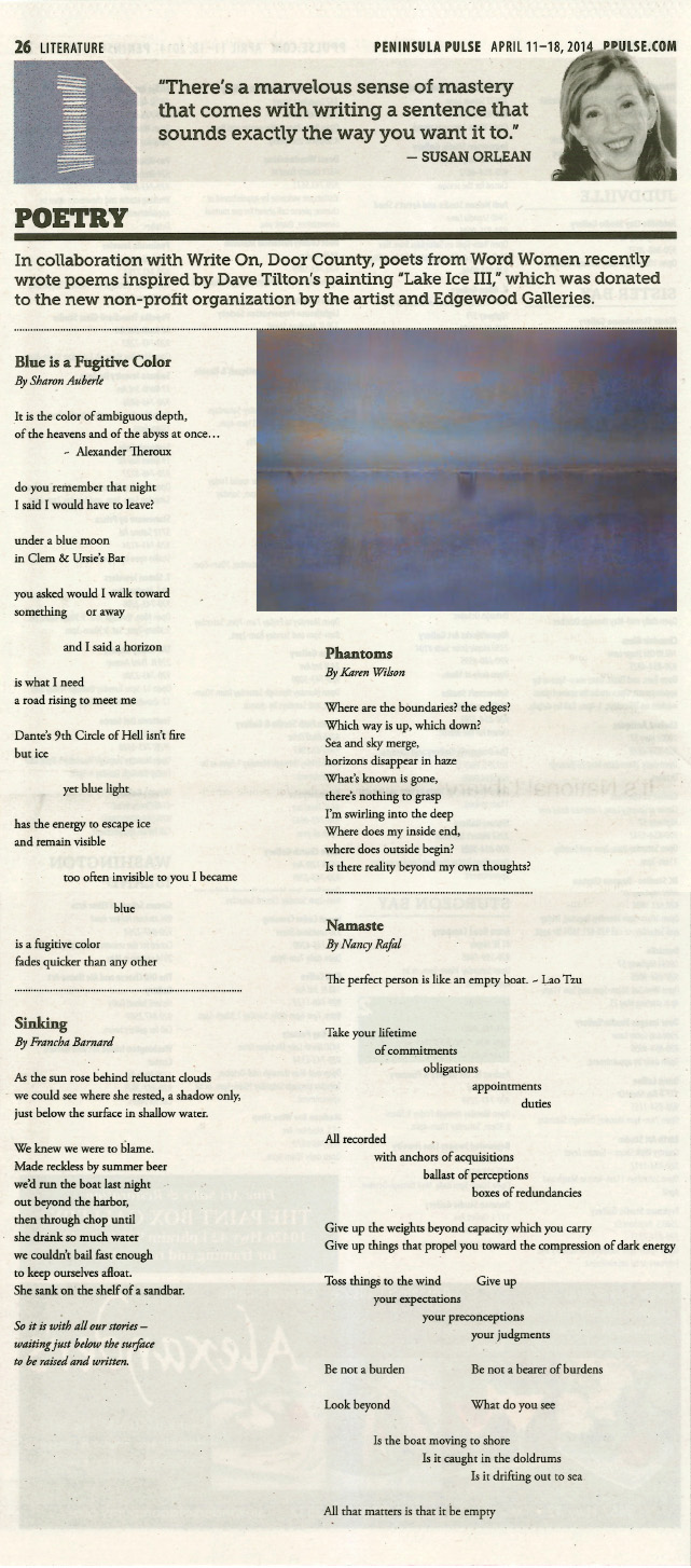 Web Image of Poems Inspired by Lake Ice III